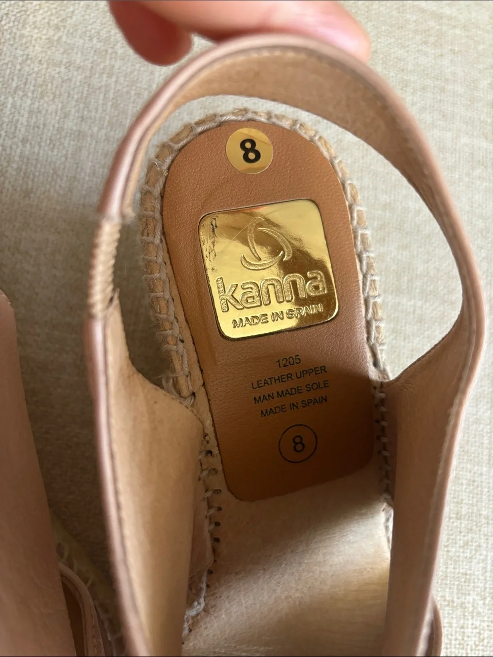 kanna leather upper